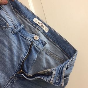 Hollister blue jean shorts